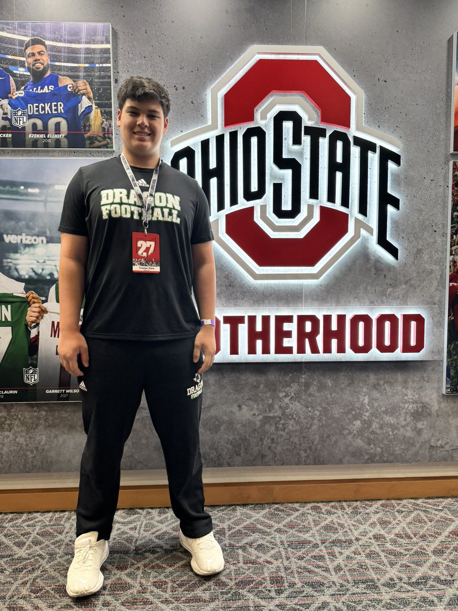 TristanDare2027's tweet image. Thank you @OhioStateFB #GoBucks
@coachrdodge @coachvictorgill
@CoachRazloznik @SLC_Recruiting