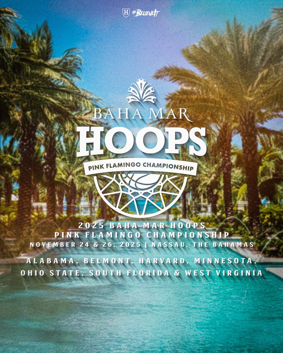 The Crimson is headed to The Bahamas🤩

#GoCrimson x #BelieveIt