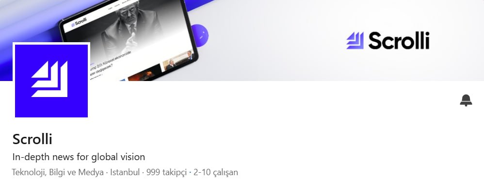 LinkedIn kullananlar:

Benim de yazarlarından olduğum Scrolli'yi LinkedIn'den de takip ederseniz çok sevinirim...

linkedin.com/company/scroll…