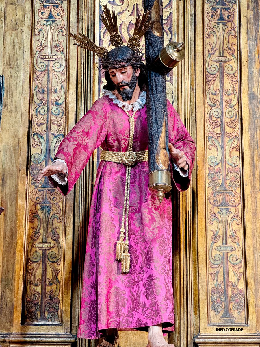 🟣 Nuestro Padre Jesús con la Cruz al Hombro de la Hermandad del Valle para este inicio de verano 
#ElValle25