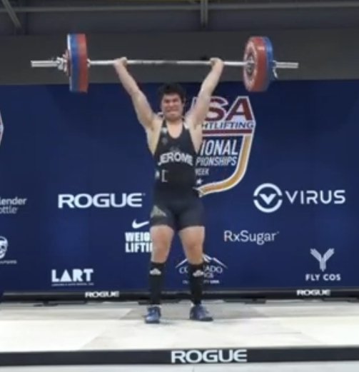 Congrats to Thomas Chase on competing at weightlifting nationals and representing Dublin Jerome!