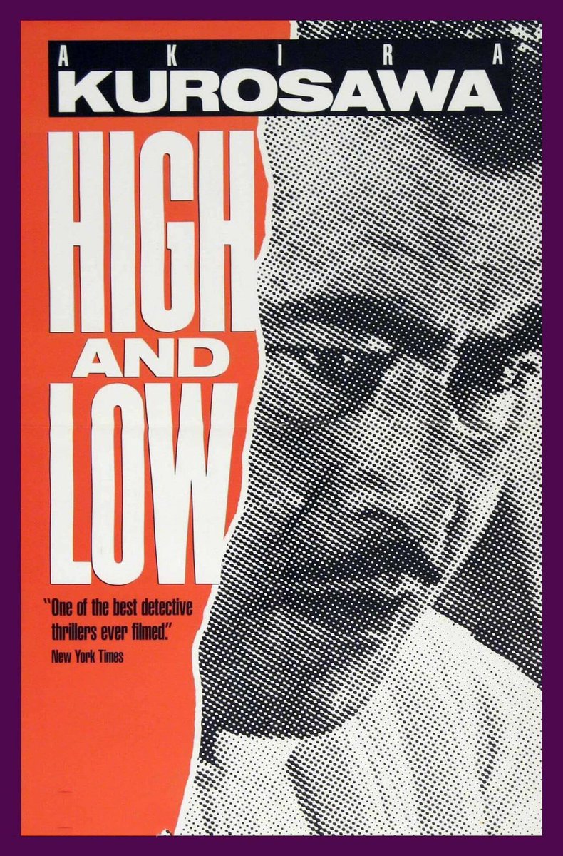 Wealthy executive Kingo Gondo (Toshiro Mifune) is faced with an agonizing choice: pay a kidnapper's ransom to save a child's life and face financial ruin, or refuse to pay and protect himself and his family from dire consequences. "High and Low" (1963). #neonoir