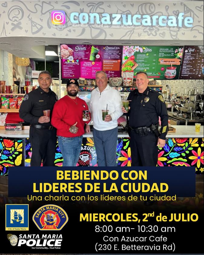 City_SantaMaria's tweet image. Your chance to ask questions about safety, share concerns, and connect directly with the leaders keeping #SantaMaria safe. Es oportunidad de hacer preguntas sobre seguridad, compartir inquietudes y conectarte directamente con los líderes que mantienen a Santa María segura @SMFDHQ