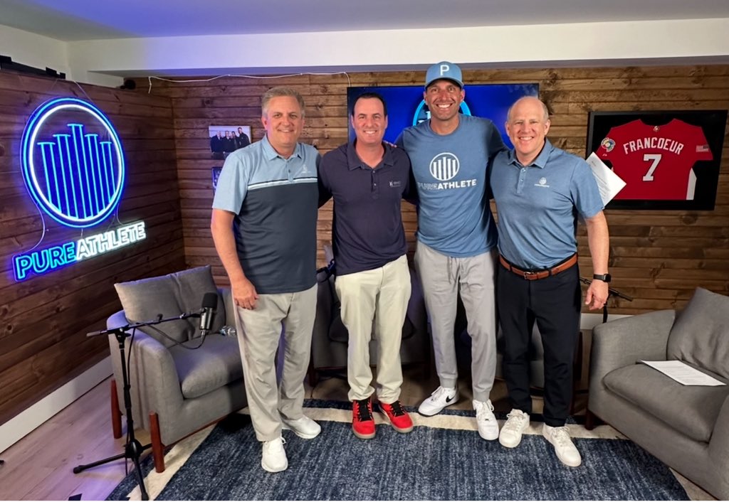 Great day talking youth sports with the crew at <a href="/pureathleteinc/">Pure Athlete</a> <a href="/JeffFrancoeur/">Jeff Francoeur</a>