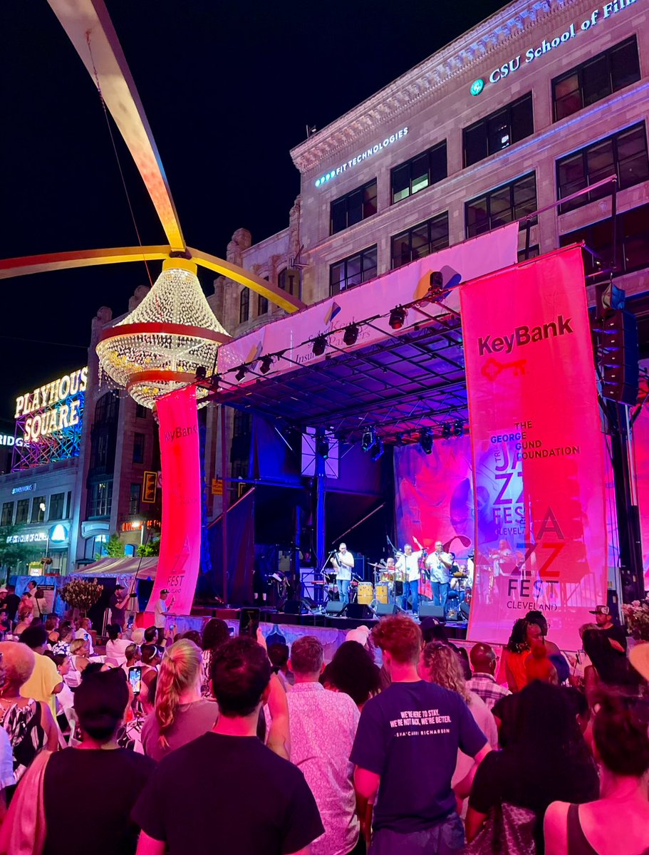 Downtown Cleveland (@downtowncle) on Twitter photo Downtown’s annual <a href="/TriCJazzFest/">Tri-C JazzFest Cleveland</a> is returning to <a href="/PSQDistrict/">Playhouse Square</a>’s streets and theaters this Thursday, June 26th through Saturday, June 28th!!🎷
Featuring ticketed indoor performances and FREE outdoor stage concerts throughout the district, you don’t want to miss this amazing event! Downtown’s annual <a href="/TriCJazzFest/">Tri-C JazzFest Cleveland</a> is returning to <a href="/PSQDistrict/">Playhouse Square</a>’s streets and theaters this Thursday, June 26th through Saturday, June 28th!!🎷
Featuring ticketed indoor performances and FREE outdoor stage concerts throughout the district, you don’t want to miss this amazing event!