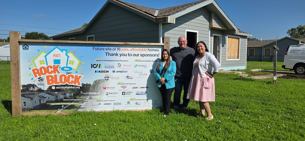 Wichita Habitat for Humanity (@wichitahabitat) on Twitter photo Building connections in our community! We had a wonderful time meeting with <a href="/WichitaFdn/">Wichita Foundation</a>! Our team gave them a tour of our office, Rock the Block Piatt construction site, and introduced them to Felicia. It's always valuable to discuss how we can collectively strengthen Wichita! Building connections in our community! We had a wonderful time meeting with <a href="/WichitaFdn/">Wichita Foundation</a>! Our team gave them a tour of our office, Rock the Block Piatt construction site, and introduced them to Felicia. It's always valuable to discuss how we can collectively strengthen Wichita!