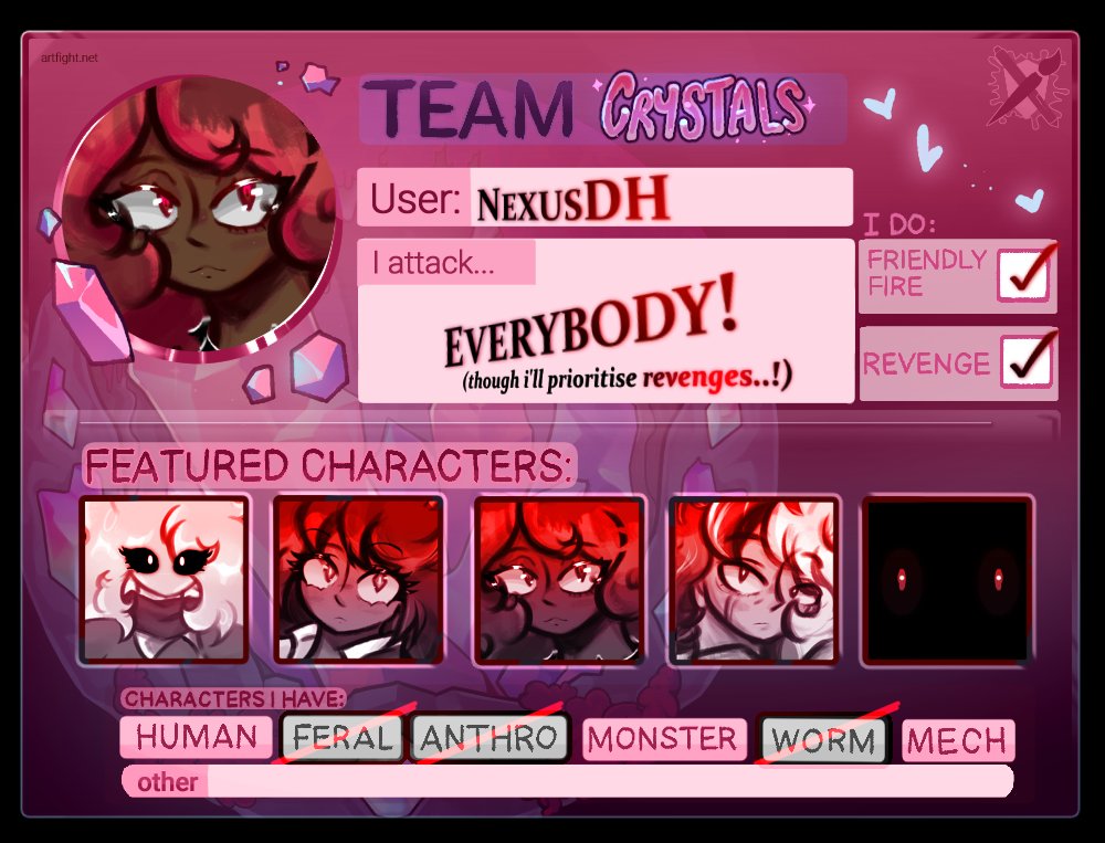 _NexusDH's tweet image. im doin artfight again this year :3