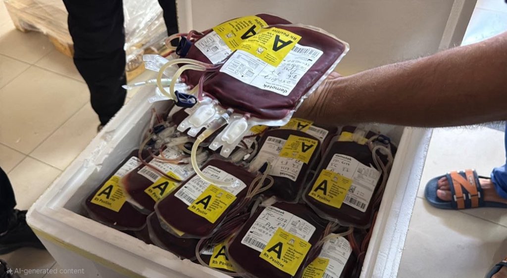 You won’t see “Pro-Palestinian” accounts share this 

Over 2000 units of blood were sent into Gaza by Israel today 

It was delivered along with truckloads of extensive medical supplies to the Nasser Hospital in southern Gaza.
