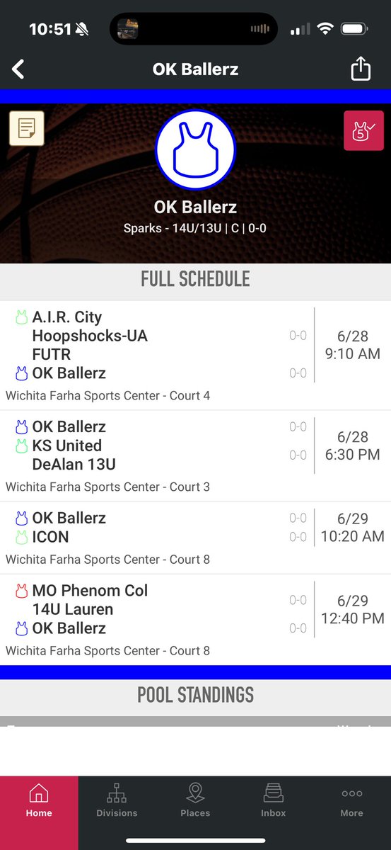 ballerz2030's tweet photo. Let’s go!!  Wichita here we come! 
I-35 Showdown https://t.co/tR3GkcF2YH
