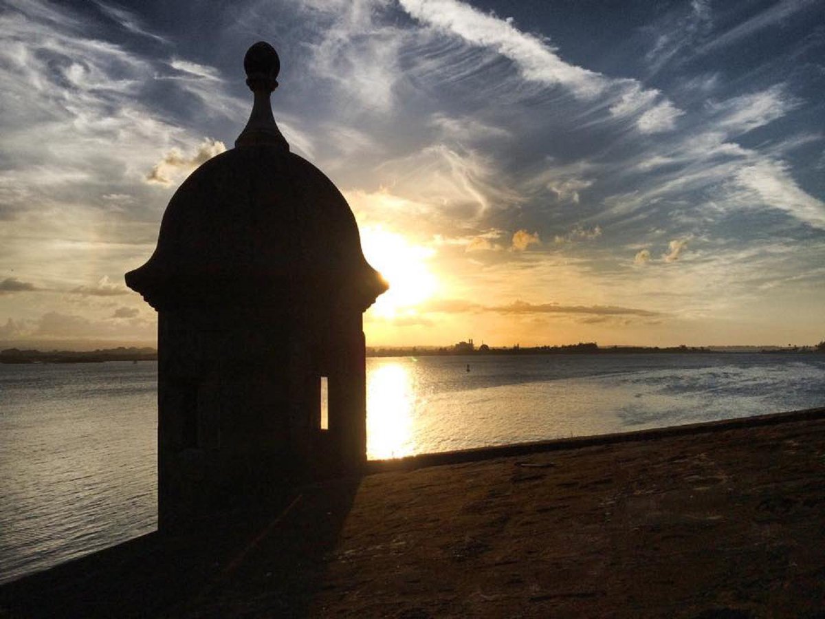 La luz de la última hora del día…