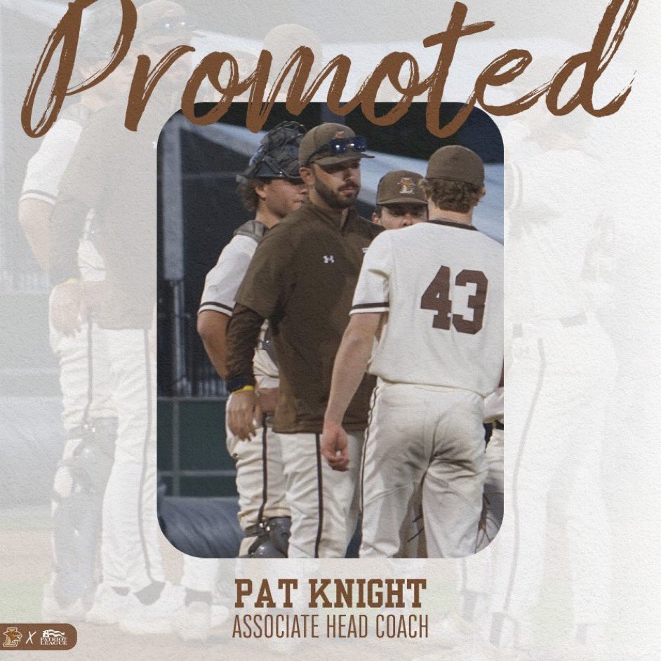 Congrats to my man former All American  Pat Knight for being promoted to Associate Head Coach at Lehigh !!! You were a great player but you will be an even better coach .  Keep making a difference and keep respecting this great game. Love you. So proud of you