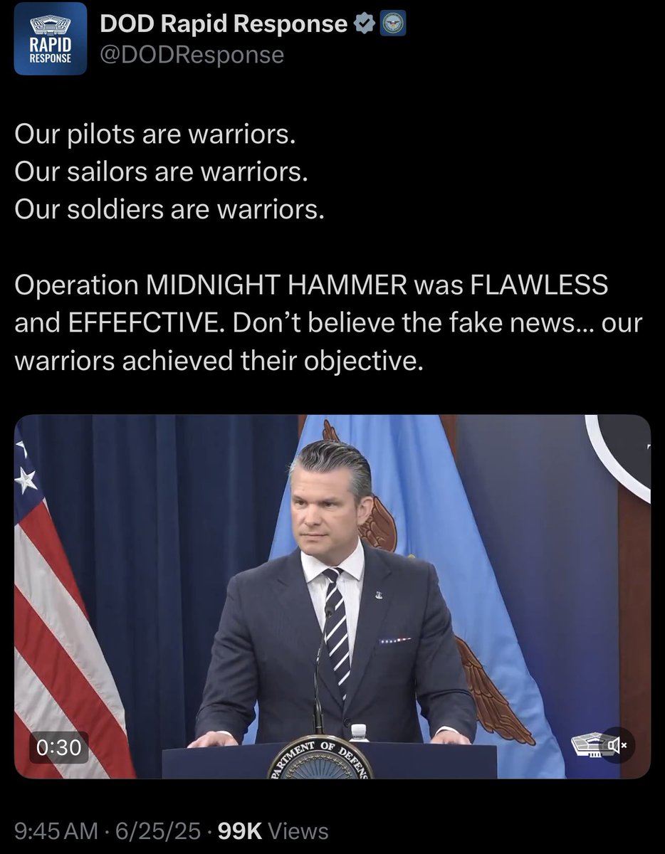 It’s pretty gross for the political hacks running DOD to claim that people are blaming the pilots. We are saying YOU ARE LYING, we are not saying anything about pilots. TRUMP &amp; HEGSETH are the one shifting the blame game onto pilots for their lies and deception, nobody else.