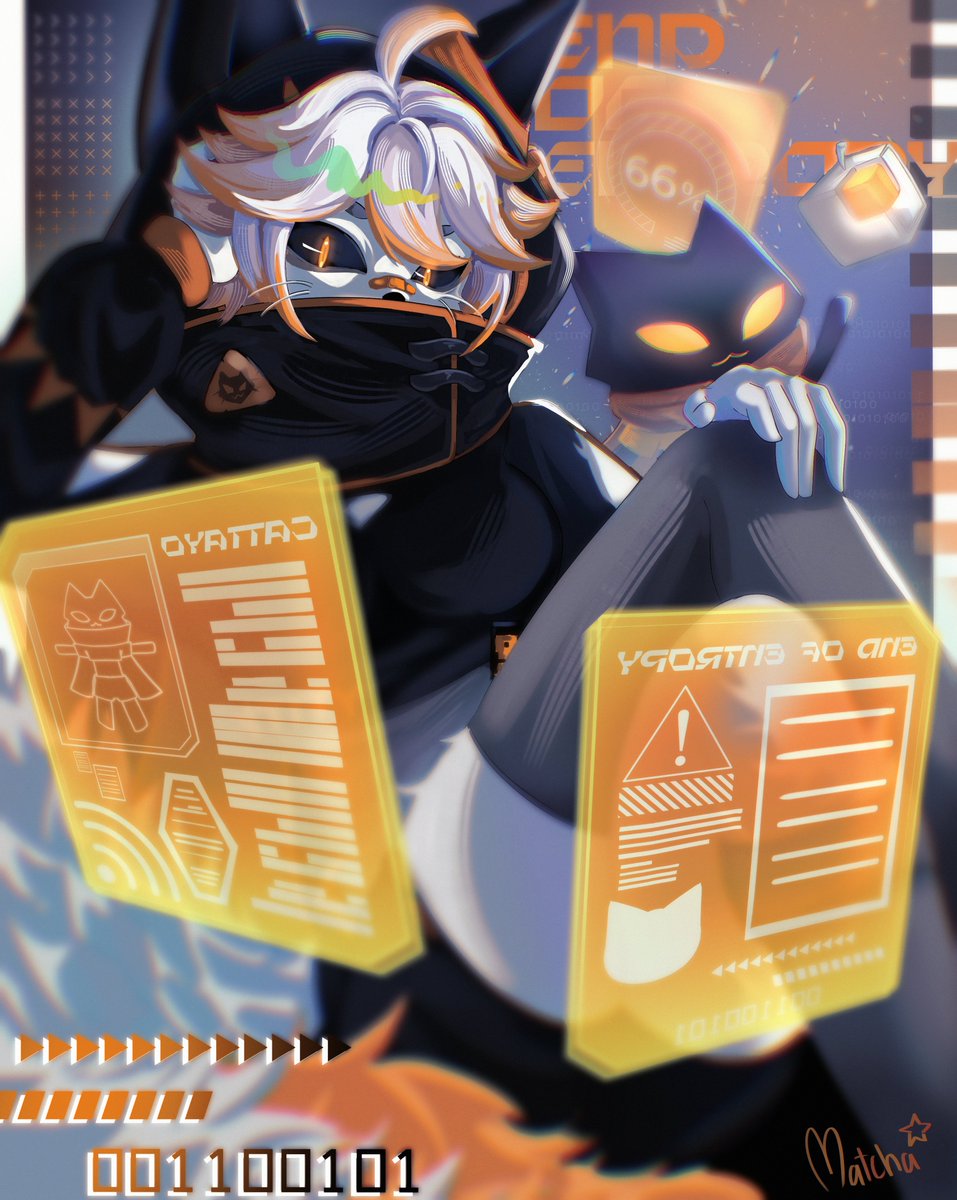 END OF ENTROPY🐱🧪
[congrats on new model feline!] 
#TechCatArt