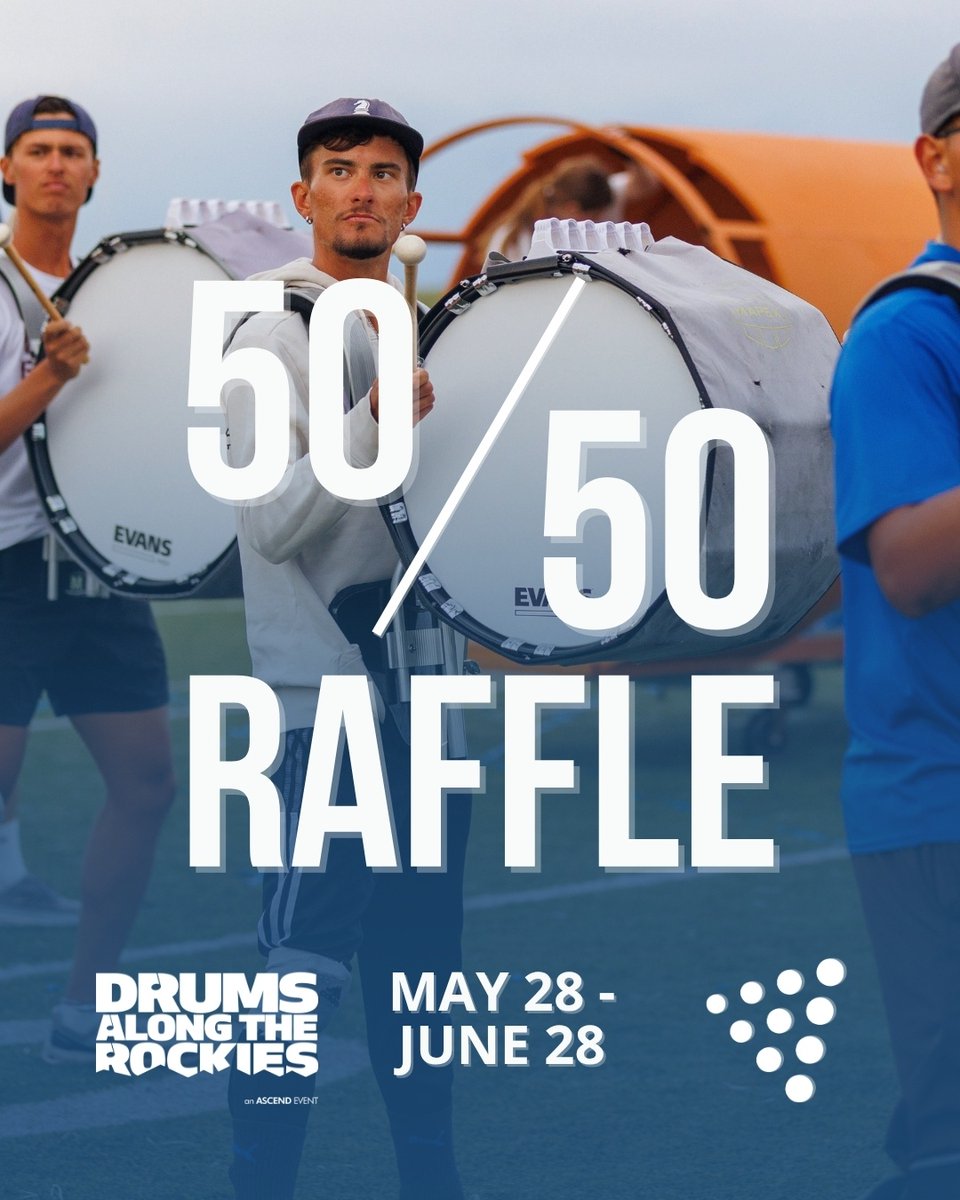 3 more days before #DCI2025 Tour Premier at Drums Along The Rockies means only 3 more days to get your raffle tickets! 🎟️ All proceeds go directly towards Ascend Performing Arts scholarships! 🔵

🎟: go.rallyup.com/abda3b

#BlueKnights #DRiP #DCI2025 #DrumsAlongTheRockies