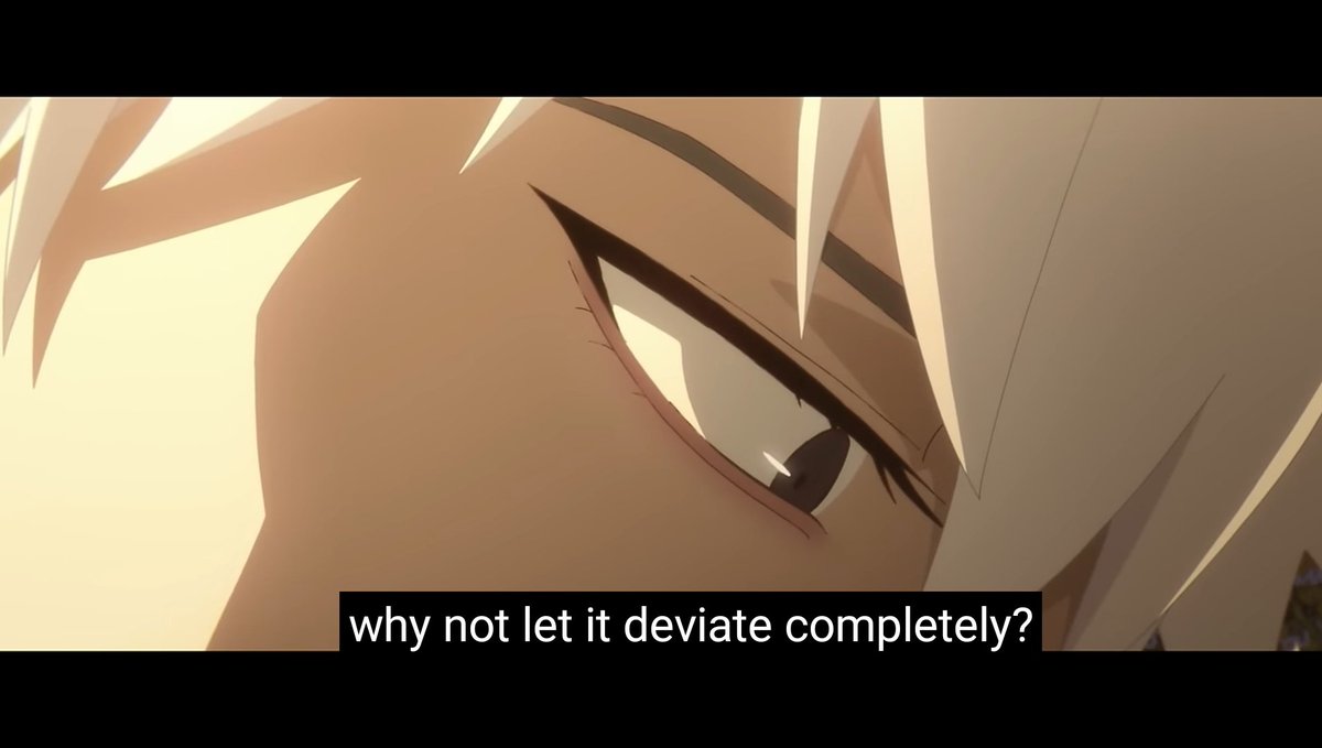 The way Lu Guang went from "I must follow the timeline and control the certainties" to "fuck it we ball" when he started considering killing Vein