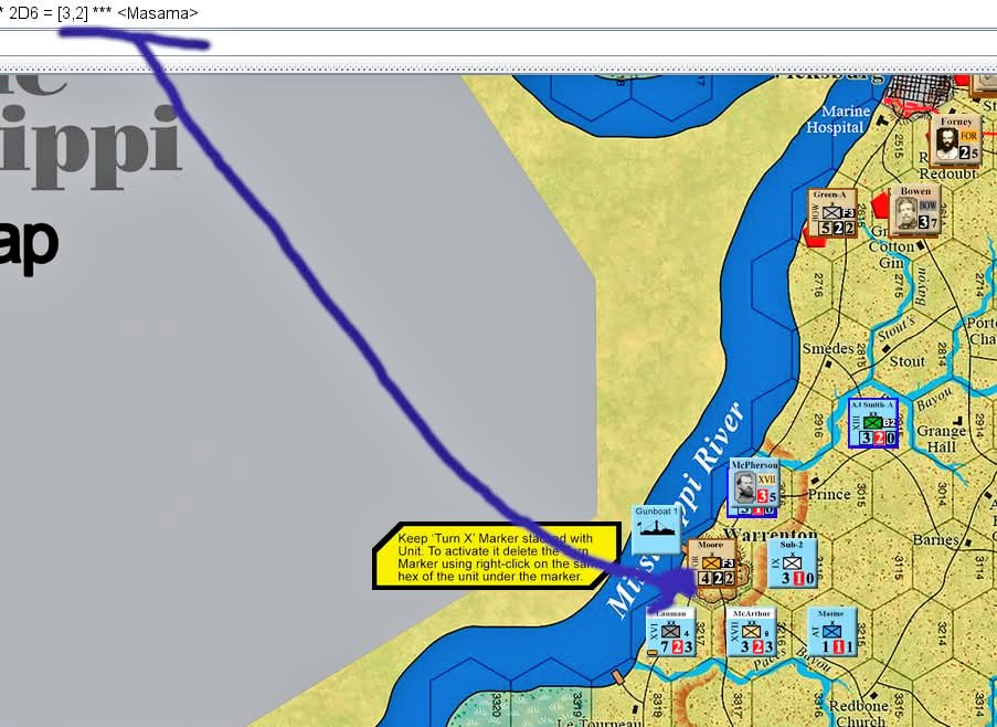 SanchoMateos's tweet image. Seguimos avanzando en la interesante campaña del #ThunderOnTheMississippi...turno 25 y las tropas Federales logran sitiar Vicksburg..comienza el asedio!! Los Confederados tienen sus esperanzas en el ejército de socorro de Johnston @MultiManPub @Velezwargamecon #gcacwspaintour