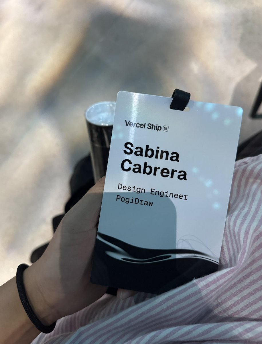 theesabina's tweet image. Vercel Ship was so inspiring! Can't wait to see this team again at Demo Day next month (updated my site with Proof of Shipping)
Also @vercel I need to know how you made all those sick flow chart animations