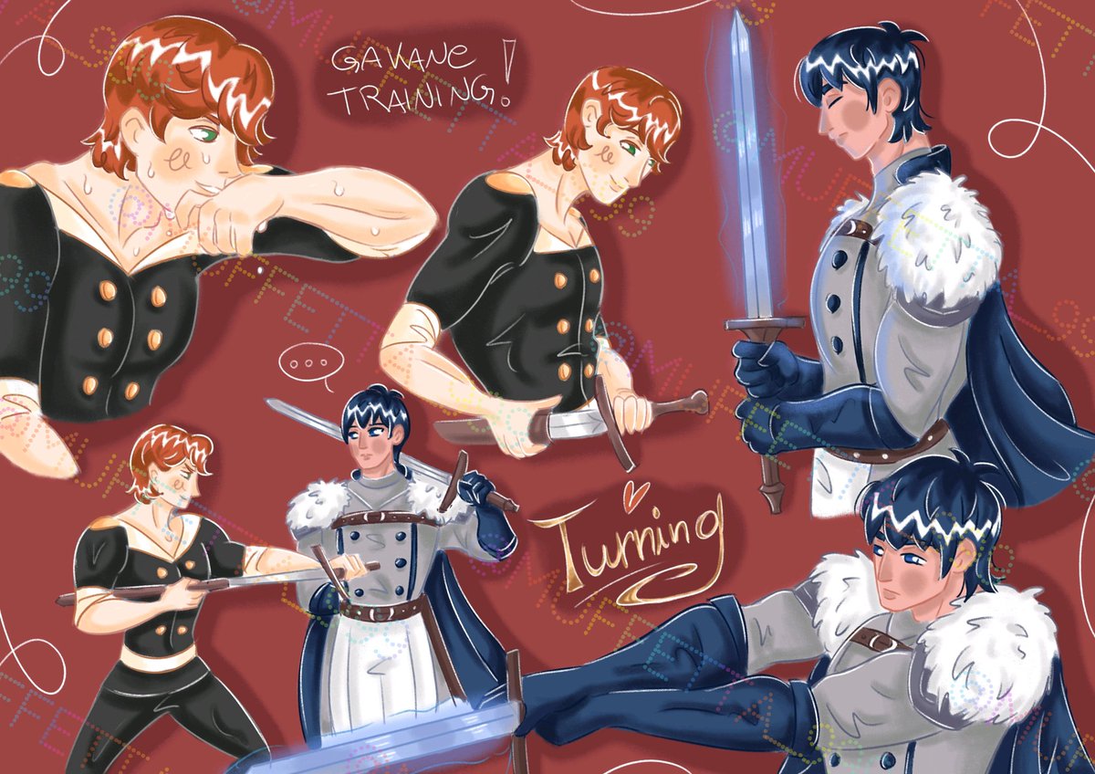 Muffetta_999's tweet photo. Nathan my man... Always at service for his Lord Kishiar and to train his favourite golden retriever Gakane ⚔️✨
#터닝 #Turning #NathanZuckerman #GakaneBolunwald #KishiarLaOrr #Turningnovel #characterart #fanart https://t.co/cIut6rCycc