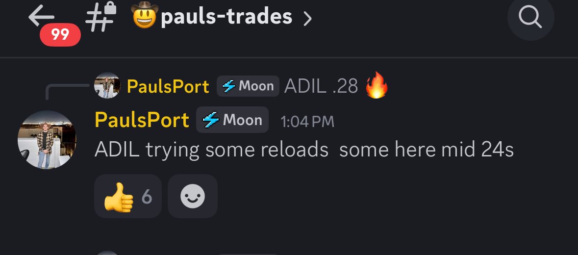 $ADIL

Early as hell this morning. 30% then perfect reloads for more. 

How are you not in <a href="/MoonMarketo/">Moon Market Discord</a> ?