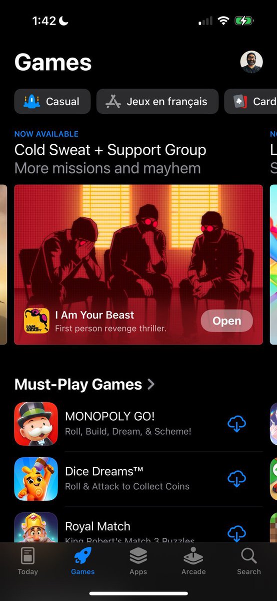 I Am Your Beast is out today on Xbox and PS5! We brought all the free DLC to iOS!! We’re in a bunch of spotlights and it’s super cool!!!

XBOX: xbox.com/en-US/games/st…
PLAYSTATION: store.playstation.com/en-us/concept/…
iOS: apps.apple.com/us/app/i-am-yo…