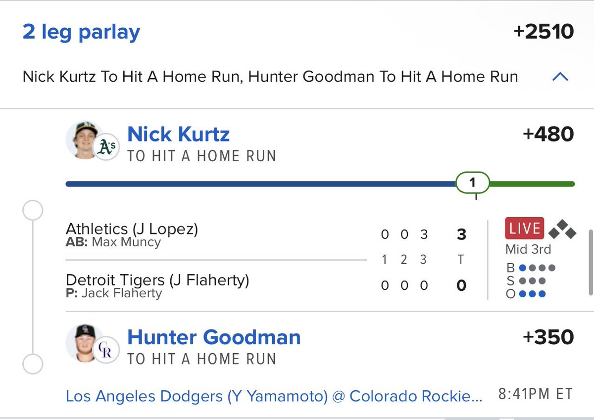 DegenRayy's tweet photo. Kurtz✅

Just one swing Goodman https://t.co/5gqVTNcgI0