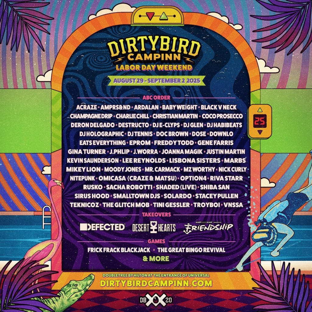 Justin Martin, Destructo, Solardo, TroyBoi, Rusko, VNSSA, Mikey Lion, Sacha Robotti, and more are set to fly with the flock at <a href="/Dirtybird/">Dirtybird</a> CampINN this year. 🌴

Read the article ➡️ edmidentity.com/2025/06/24/dir…