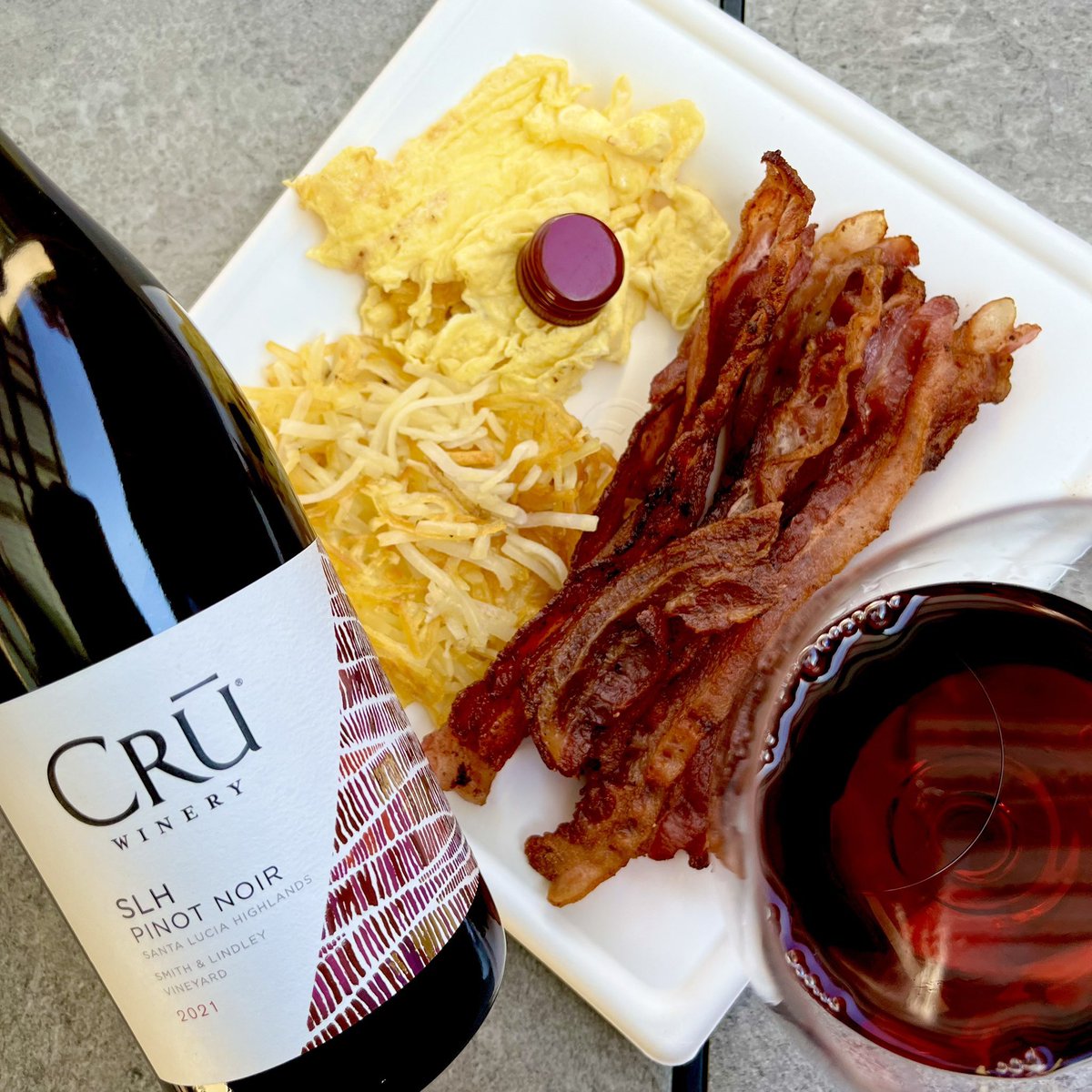 Dave Razzari (@_drazzari) on Twitter photo #WineWednesday is breakfast for dinner and this <a href="/CruWinery/">CRŪ Winery</a> pinot noir from the <a href="/SLHWine/">Santa Lucia Highlands Wine Artisans</a>. This one has an aromas of black cherry, hibiscus & rosebuds with tastes of pomegranate, clove & red licorice. Get to the Cru Winery tasting room in Soledad and enjoy the vibe and the view. #WineWednesday is breakfast for dinner and this <a href="/CruWinery/">CRŪ Winery</a> pinot noir from the <a href="/SLHWine/">Santa Lucia Highlands Wine Artisans</a>. This one has an aromas of black cherry, hibiscus & rosebuds with tastes of pomegranate, clove & red licorice. Get to the Cru Winery tasting room in Soledad and enjoy the vibe and the view.