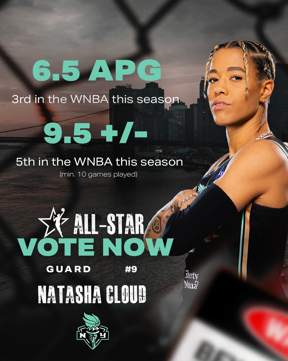 Be sure to #VoteItUp &amp; get our Libs to the big stage in Indy for <a href="/WNBA/">WNBA</a> All-Star 🌟

🗳️ liberty.wnba.com/vote-social