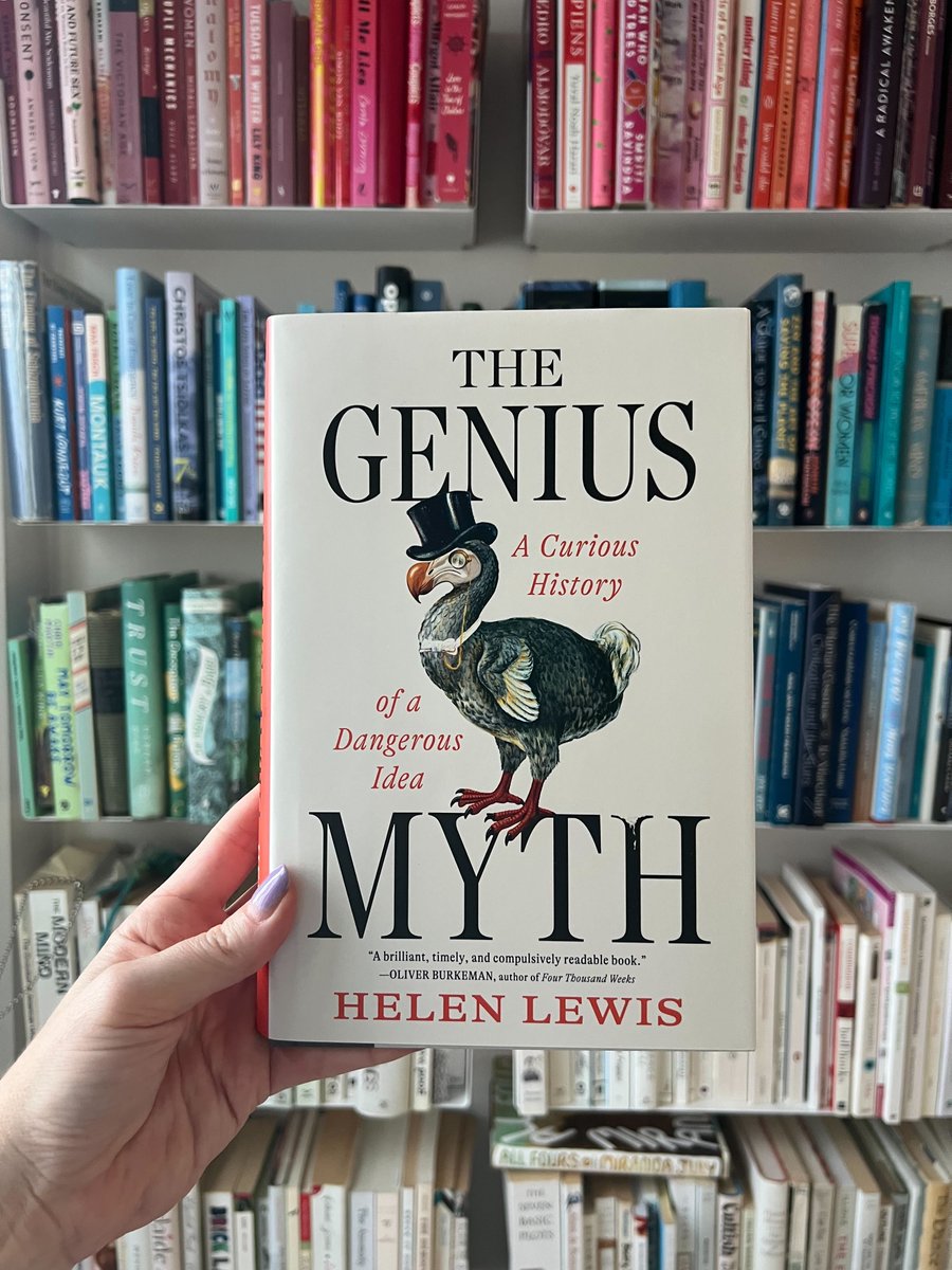 Portfolio Books (@portfoliobooks) on Twitter photo Where did our idea of ‘genius’ even come from? 🤔 In THE GENIUS MYTH, <a href="/helenlewis/">Helen Lewis</a> takes a wrecking ball to everything we think we know about brilliance, talent, and who gets to be called a genius.
A Guardian, Financial Times, New Statesman, and GQ Book for 2025! 📖 Where did our idea of ‘genius’ even come from? 🤔 In THE GENIUS MYTH, <a href="/helenlewis/">Helen Lewis</a> takes a wrecking ball to everything we think we know about brilliance, talent, and who gets to be called a genius.
A Guardian, Financial Times, New Statesman, and GQ Book for 2025! 📖