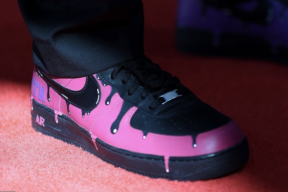 Nique Clifford’s custom Nike Air Force 1s for the NBA Draft 😤 <a href="/NiqueOtn/">otn_nique</a>