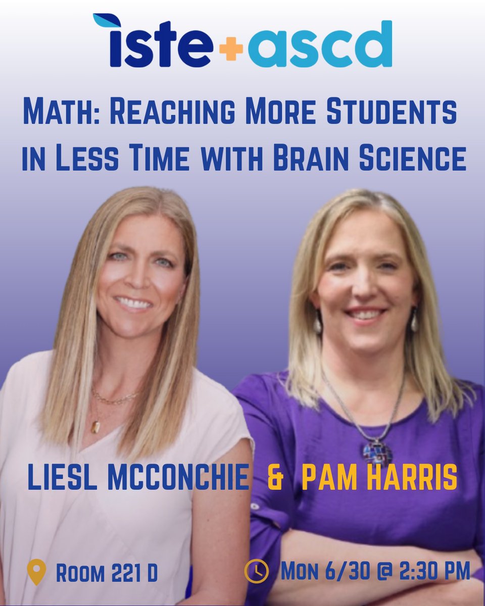 Educator friends - I'm thrilled to be speaking at #ASCDannual this upcoming Monday with <a href="/pwharris/">Pam Harris</a>. 
It's gonna be like no other session you've ever been to. 

Come find us. <a href="/ASCD/">ASCD</a> <a href="/ISTEofficial/">ISTE</a>