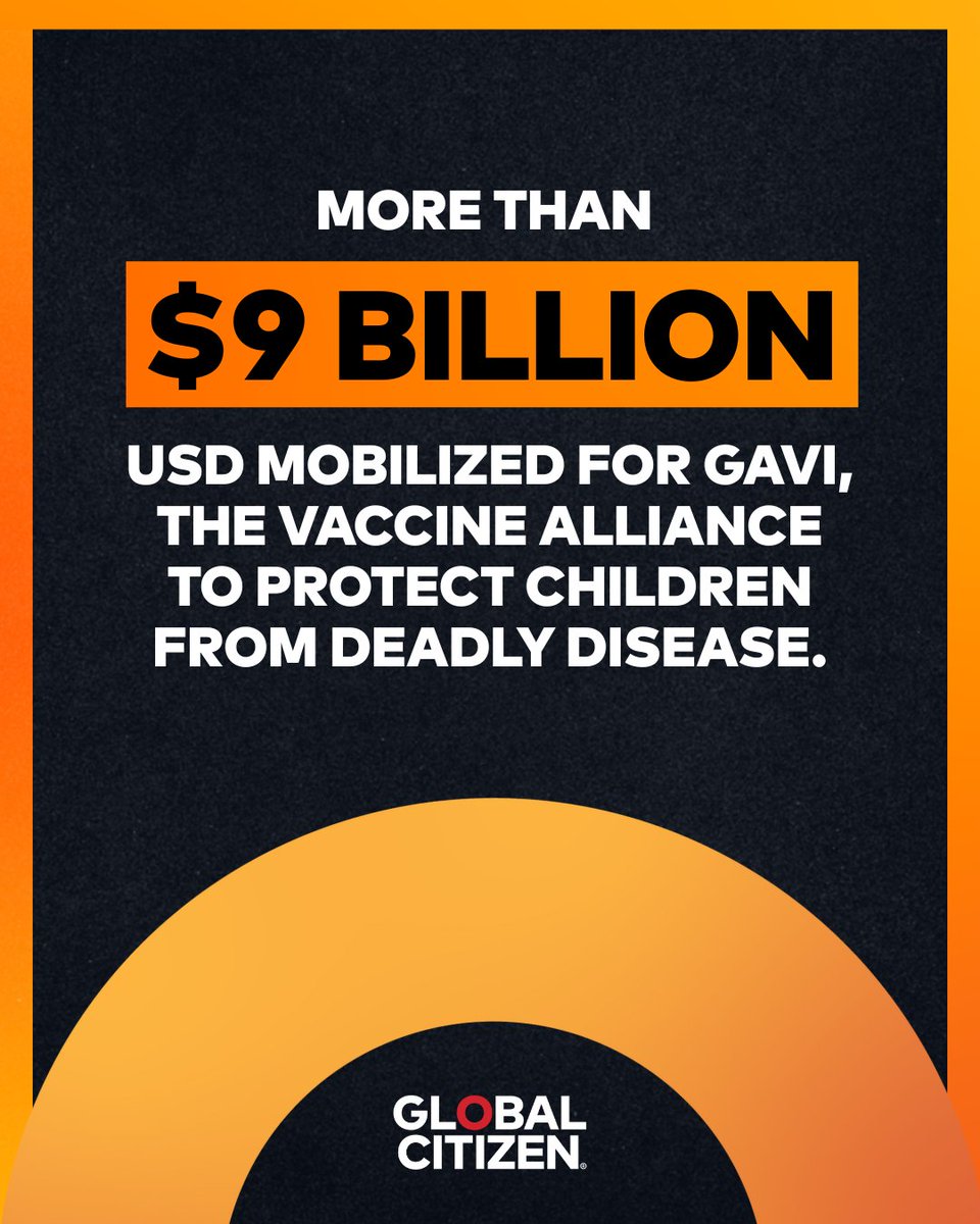 Global Citizen ╠(@glblctzn) on Twitter photo We’re thrilled to announce that today's <a href="/gavi/">Gavi, the Vaccine Alliance</a> Global Summit saw a record number of donors pledges, securing more than US $9 billion in commitments to protect children around the world from deadly diseases. Thank you to the governments, businesses, and philanthropists who stepped We’re thrilled to announce that today's <a href="/gavi/">Gavi, the Vaccine Alliance</a> Global Summit saw a record number of donors pledges, securing more than US $9 billion in commitments to protect children around the world from deadly diseases. Thank you to the governments, businesses, and philanthropists who stepped