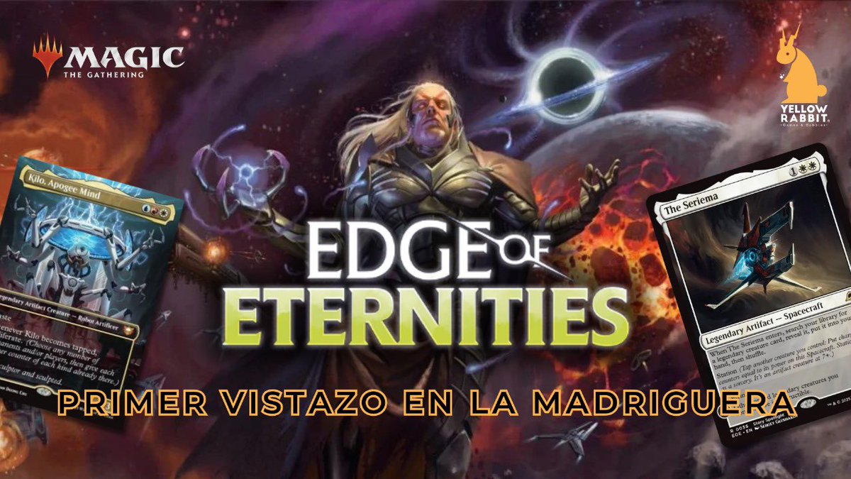 Ya tuvimos la oportunidad de hacer un pequeño análisis de Edge of Eternities y queremos compartirles lo que sabemos de este nuevo set.
yellowrabbit.mx/blogs/lore-e-h…
#FollowTheRabbit #YellowRabbitMx #MTG #EdgeOfEternities #TCGMx #MagicSpoilers
