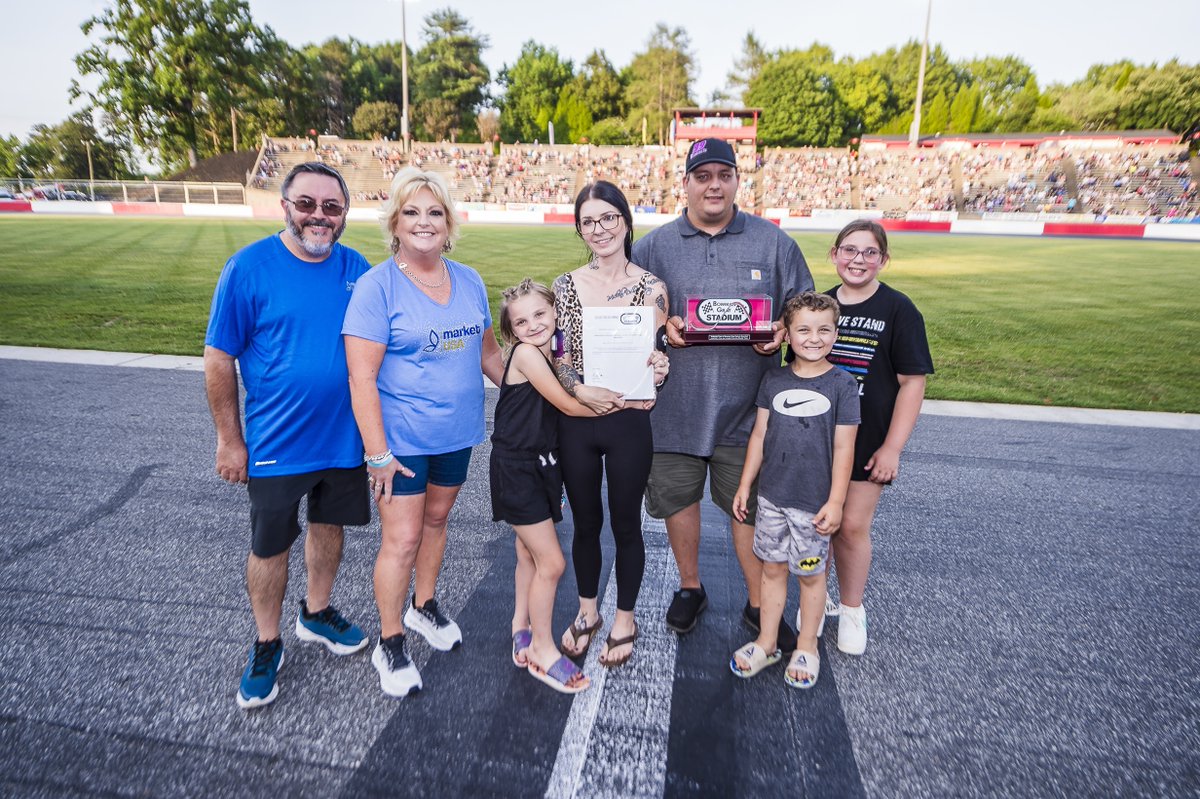 History at home. 🏠

The Green Family left #TheMadhouse with a piece of guardrail Saturday night!