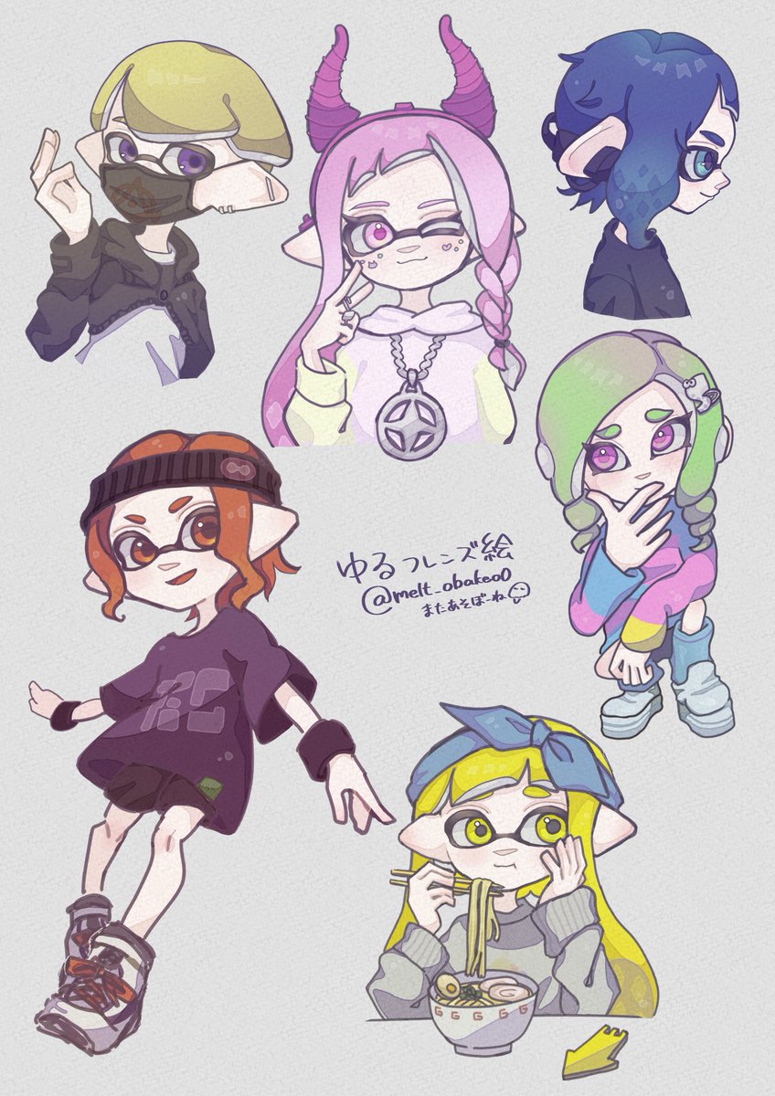 melt_obakeo0's tweet photo. フレンズからいただいた資料で描いたよ！🤍
#Splatoon3 
#スプラトゥーン絵描きさんと繋がりたい https://t.co/LQTHb1enOO