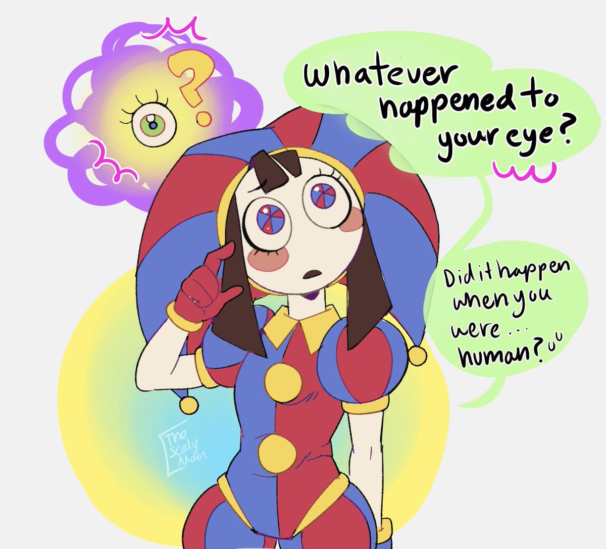 thescalyman's tweet photo. mini comic of something i was curious about (1/2)
#tadc #TheAmazingDigitalCircus #TADCEp5 #pomni #ragtha #comic #art #tadcfanart #fanart #LoveIslandUK https://t.co/rgzgqLOjj0