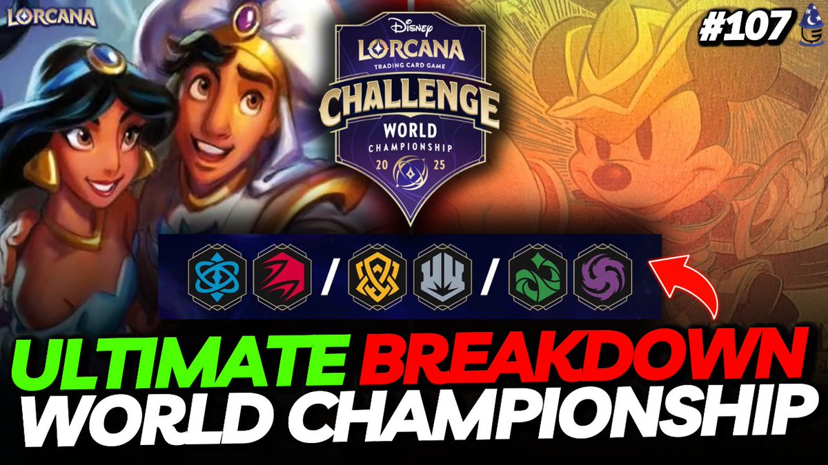 Podcana (@podcana) on Twitter photo ๐ Ultimate World Championship Breakdown โจ
This week we are joined by <a href="/BrendanAPG/">BrendanAPG</a> for one final discussion surrounding the format for the upcoming Disney Lorcana World Championship ๐ We also cover some tournament decks from the recent tournaments this past weekend ๐
๐๐ ๐ Ultimate World Championship Breakdown โจ
This week we are joined by <a href="/BrendanAPG/">BrendanAPG</a> for one final discussion surrounding the format for the upcoming Disney Lorcana World Championship ๐ We also cover some tournament decks from the recent tournaments this past weekend ๐
๐๐