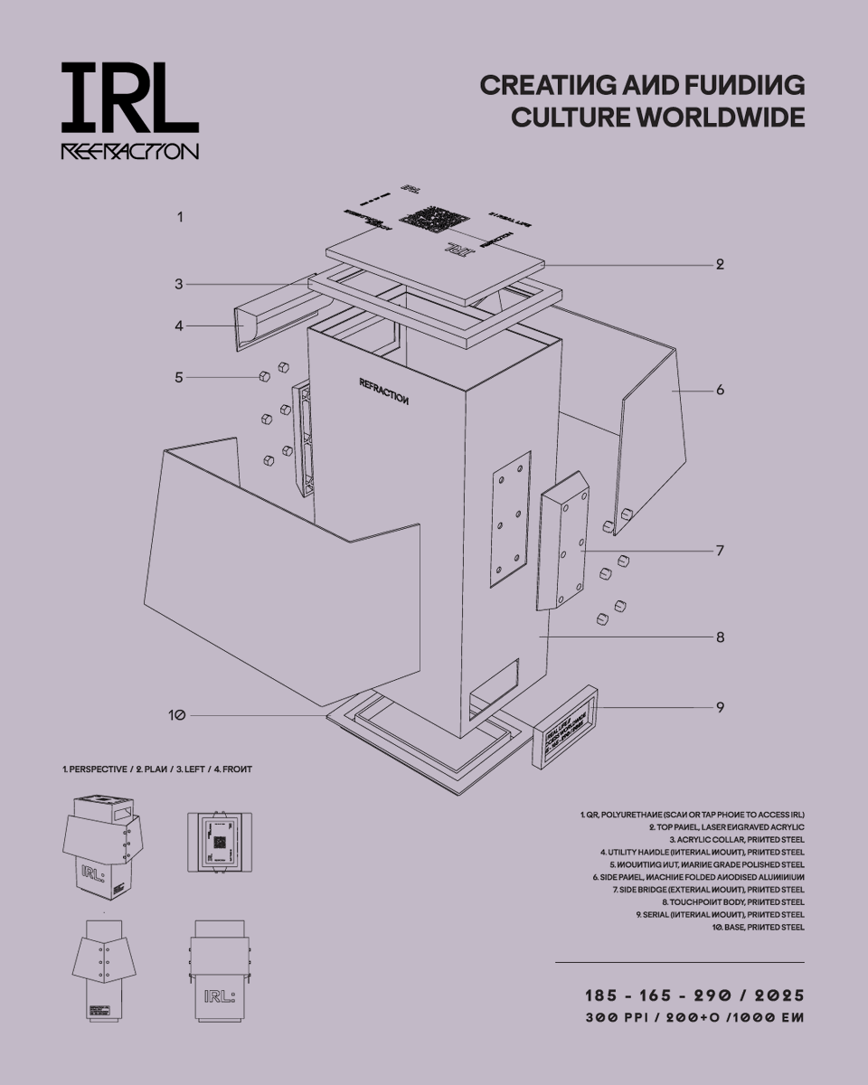 refraction_irl's tweet image. NYC! 🗽 When you arrive at Public Records tomorrow, look out for the IRL Touchpoint at the entrance. Tap or scan it with your phone to start your IRL experience and start earning IRL Points for being part of the night.

IRL Points unlock real rewards from our network of 200+…