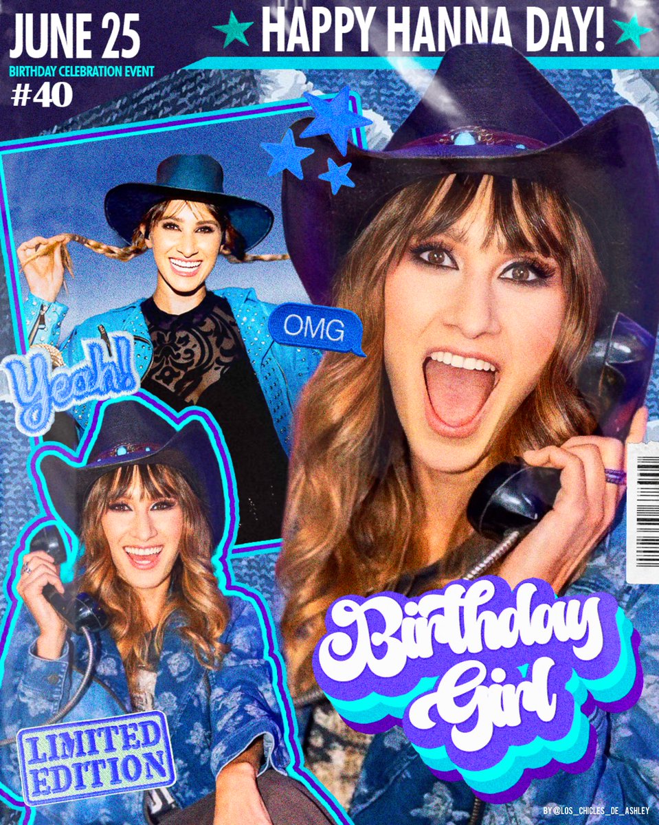 Hoy celebramos la vida de la mujer que nos inspira con cada nota, que transforma cada letra en un abrazo, y que a los 40 sigue brillando más fuerte que nunca. ✨🩵🥳
#40YearsOfHanna 
<a href="/haashoficial/">Ha*Ash</a>