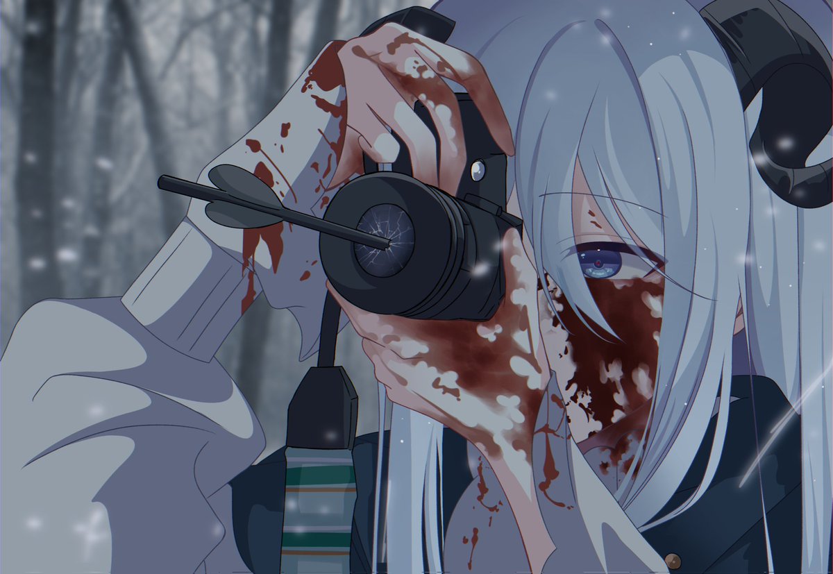 Day 6: movie 
Liverleaf 🏹📷
⚠︎ FAKE BLOOD ⚠︎
#KanamafuWeek2025 #Prsk_FA