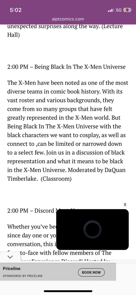 Quansimodo #RecastTchalla (@brother_stark) on Twitter photo If you ain’t going to <a href="/TheUncannyEXP/">The Uncanny Experience</a> this year. There’s something wrong. This is Junior year and I get to lead a Panel on “Being Black In The X-Men Universe” If you ain’t going to <a href="/TheUncannyEXP/">The Uncanny Experience</a> this year. There’s something wrong. This is Junior year and I get to lead a Panel on “Being Black In The X-Men Universe”