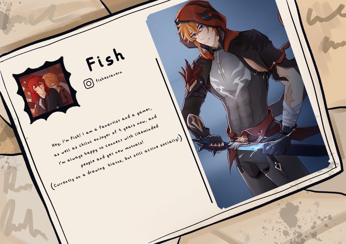 ChiluccZine's tweet image. 🦉 CONTRIBUTOR SPOTLIGHT 🐳
Introducing our artist @/fishestavern! Always happy to connect with likeminded people and get new mutuals