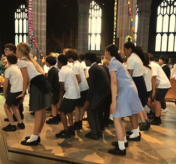 Last week, Year 6 did a brilliant job leading the Manchester Cathedral Leaver's Service. They performed songs and exchanged prayers with lots of other schools in our diocese. #WDCEbelonging