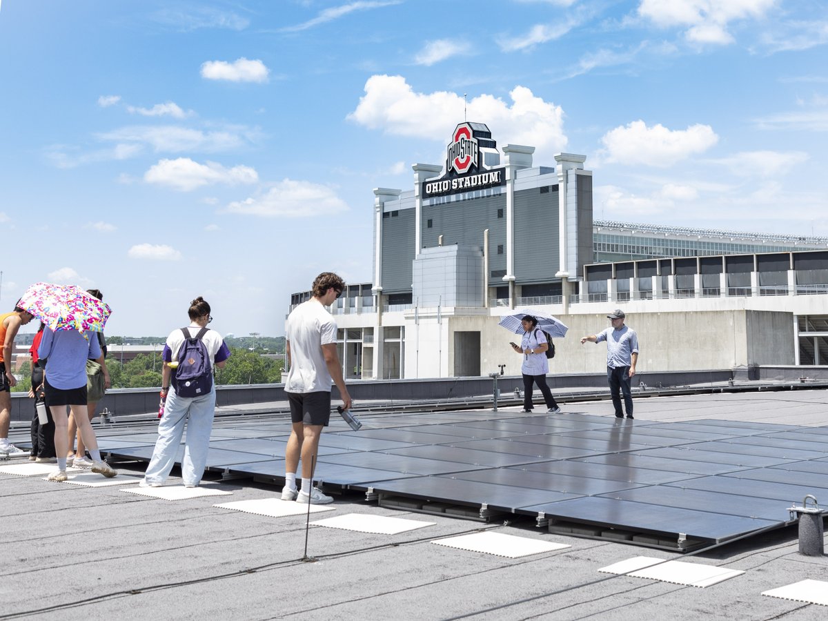 KnowltonOSU's tweet image. Summer studios at Knowlton!
LARCH 4970/7950 Design Studio V: Design in Detail
Students visit a solar array on campus as they investigate "the new social, technological, and environmental pressures that shape the American home and garden."
Instructor: Jake Boswell