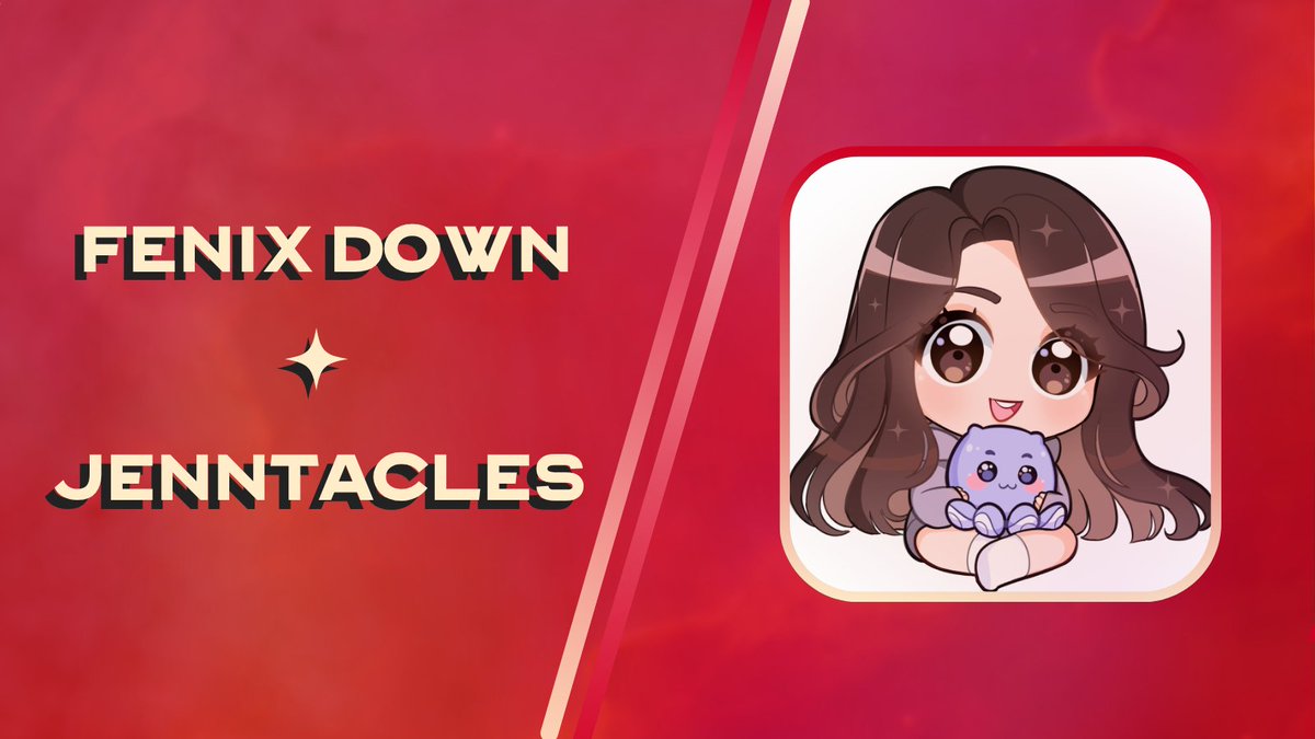 Fenix Down (@fenixdownco) on Twitter photo With <a href="/jenntacles_/">Jenn 🐙 (more active on Bluesky 🤫)</a>, you can always count on her to bring her fun-loving personality to any game she's playing. From milsim shooters & expansive MMOs to cozy indie games & MTG, Jenn does it all!
🎉 Welcome to Fenix Down!
🎮 twitch.tv/jenntacles
🐦 fenixdown.co/bio/jenntacles With <a href="/jenntacles_/">Jenn 🐙 (more active on Bluesky 🤫)</a>, you can always count on her to bring her fun-loving personality to any game she's playing. From milsim shooters & expansive MMOs to cozy indie games & MTG, Jenn does it all!
🎉 Welcome to Fenix Down!
🎮 twitch.tv/jenntacles
🐦 fenixdown.co/bio/jenntacles