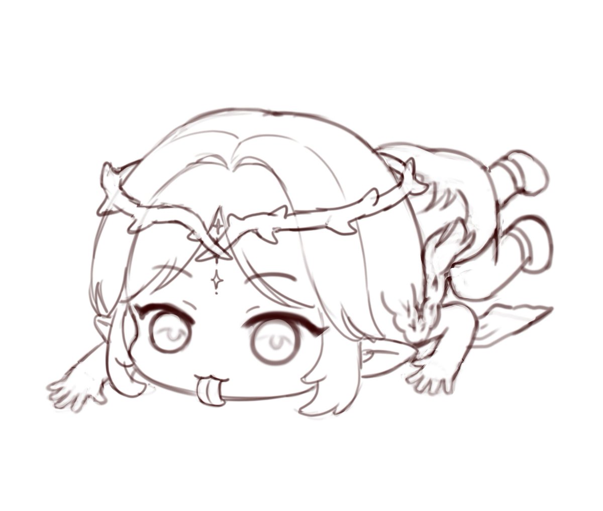 zizi_wing's tweet image. 카르티시아 sd  스케치