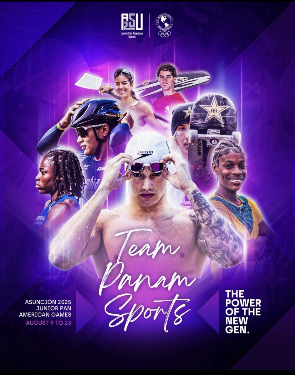 jjsayago's tweet photo. Desde el año 2019 @PanamSports ha seleccionado sus embajadores para cada edición de los Juegos Panamericanos. Estos son atletas destacados quienes conforman el “team” Panamsports, el cual le da una visibilidad mayor a los juegos. Asunción 2025 tiene los suyos https://t.co/DSbuuYcmG6