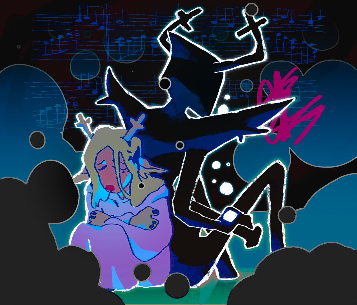 [DELTARUNE SPOILERS]
My favorite music scheme
#deltarune