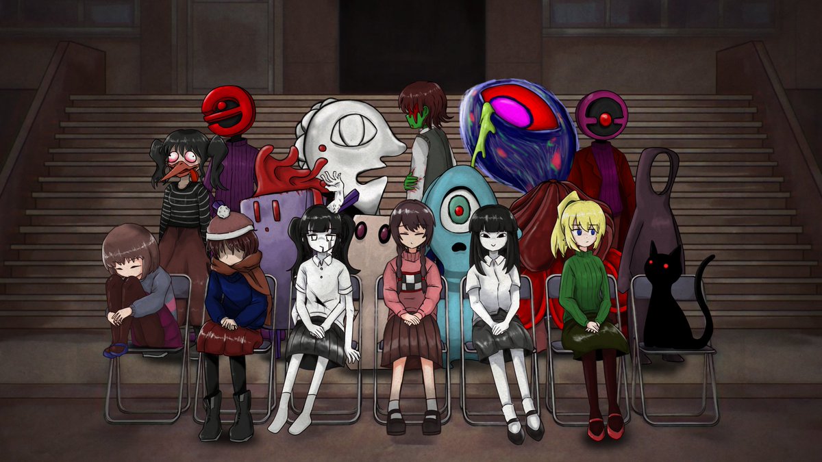 #ゆめにっき21周年 
#yumenikki21st
#散り散り