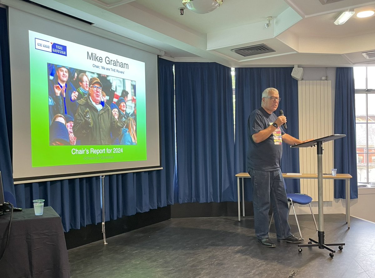 We Are The Rovers (@roverstrust) on Twitter photo Our Board Members are getting stuck in at tonight’s AGM, including our retiring Chairman Mike Graham. Are you listening #Blackburn <a href="/Rovers/">Blackburn Rovers</a>? <a href="/brfcsdotcom/">BRFCS</a> <a href="/LatestRovers/">Rovers Latest</a> <a href="/LatestRovers/">Rovers Latest</a> <a href="/_ElliottJackson/">Elliott Jackson</a> Our Board Members are getting stuck in at tonight’s AGM, including our retiring Chairman Mike Graham. Are you listening #Blackburn <a href="/Rovers/">Blackburn Rovers</a>? <a href="/brfcsdotcom/">BRFCS</a> <a href="/LatestRovers/">Rovers Latest</a> <a href="/LatestRovers/">Rovers Latest</a> <a href="/_ElliottJackson/">Elliott Jackson</a>